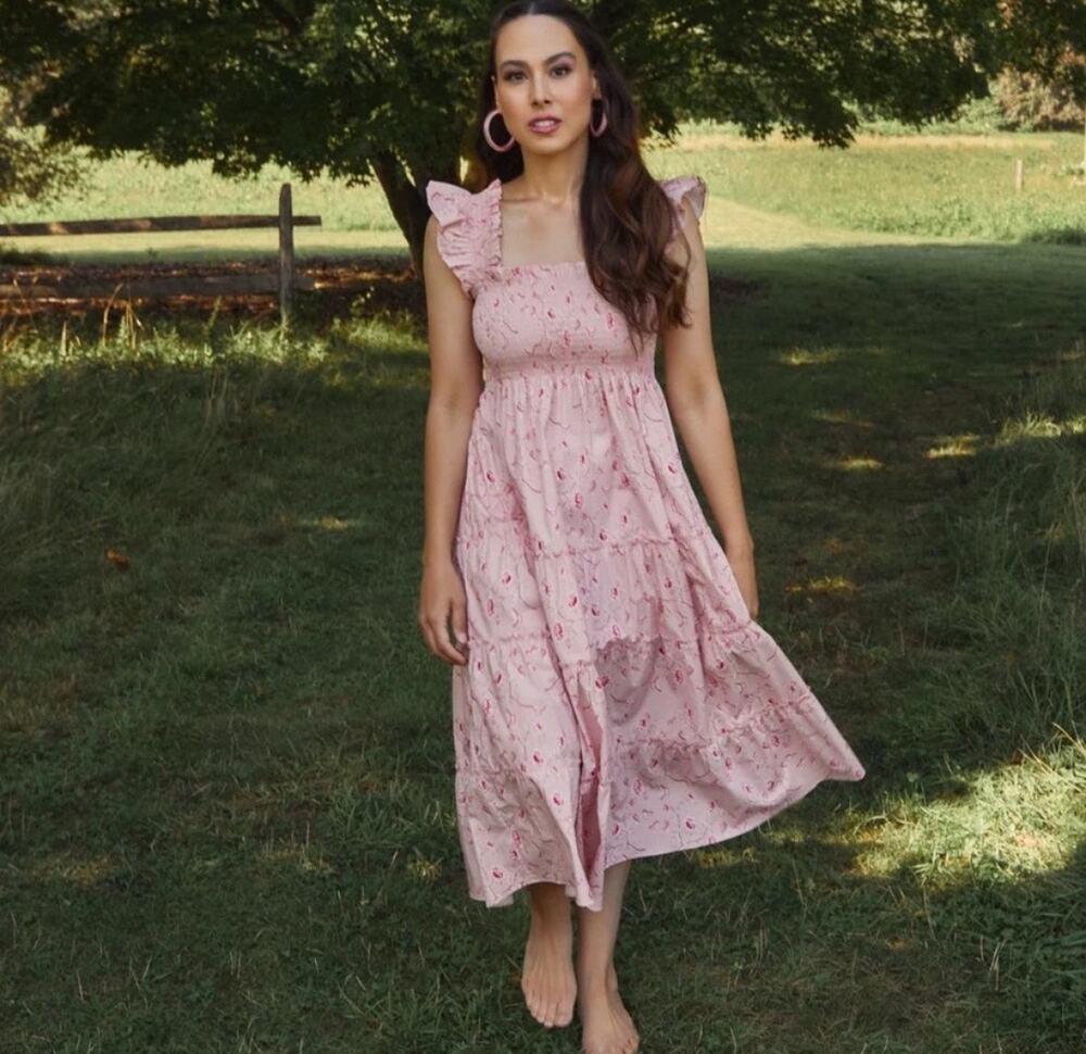 HILL HOUSE HOME Ellie Nap Dress Phenomenal Bridgerton Pink Floral S